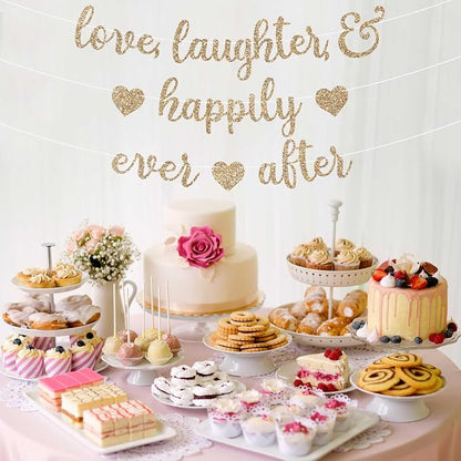 Pre-Strung Love Laughter & Happily Ever After Banner - Image 8