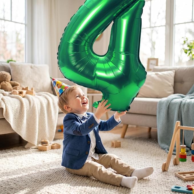 YPSelected 32 Inch Large Foil Helium Number Balloon Birthday Wedding Party 0-9 - Image 2