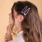 Small Hair Barrettes For Women No Slip Metal Snap Clips For Thin And Fine Hair,Matte Mix Colors,20 PCS,1.97 x 0.5 Inch.