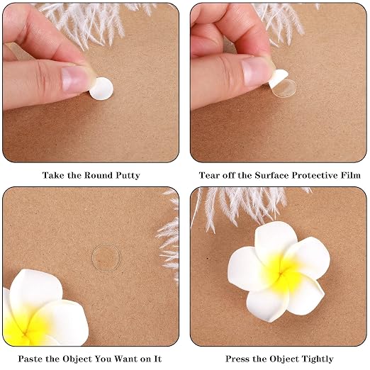 JANYUN 225 Pcs Double Sided Sticky Dot Stickers Putty Clear Sticky Tack | 10mm - Image 4