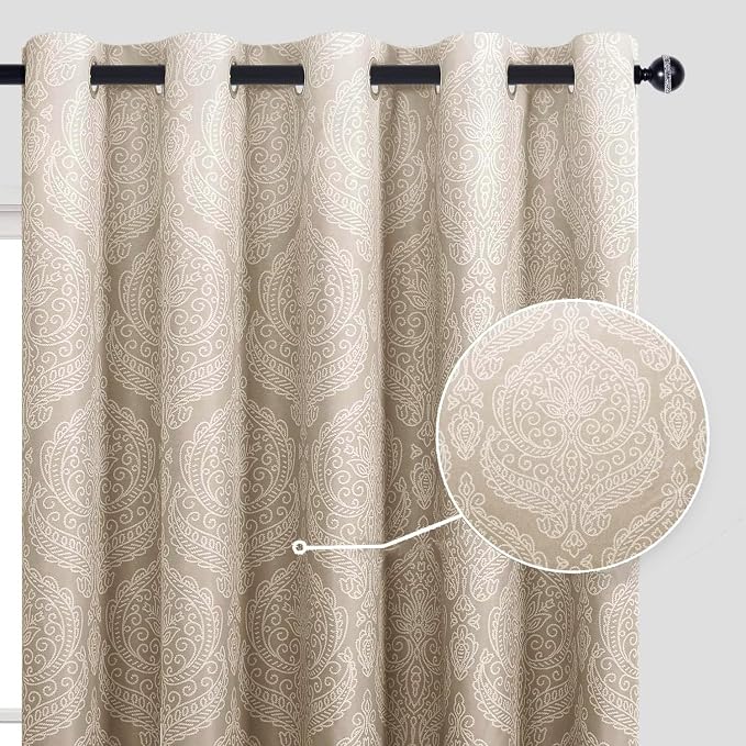 DWCN Ombre Blackout Curtains for Living Room - Image 2