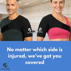 Fittest Pro Shoulder Ice Pack Wrap, HSA or FSA Eligible, Reusable Cold Therapy Wrap for Tendonitis, Swelling, Rotator Cuff, and Recovery - Shoulder Brace Compression Sleeve
