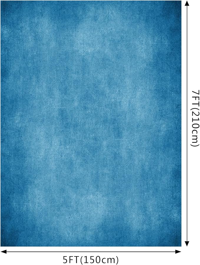 Blue Photo Backdrop Studio Abstract Texture Photography Background 5x7ft | - Image 2