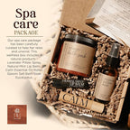 SOULISTIC ROOT Spa Kit for Women – Relaxing Self Care Gift Set with Lavender Pillow Spray, Mint Lip Balm, Calm Essential Oil Roller & Epsom Salt Bath Soak – Luxury Pampering Package for Home & Bath