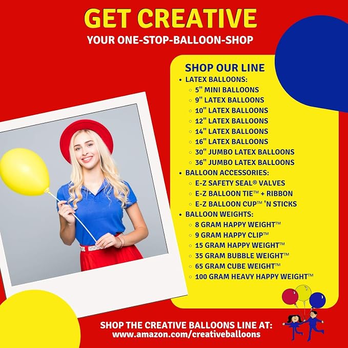 Creative Balloons™ Cube Weight – 65 g Baby Blue Balloon Weights - Image 3