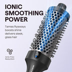 Wavytalk Thermal Brush Blowout Boost Grande, 1.77 Inch Heated Round Brush for Long Hair, Tourmaline Ceramic Negative Ion Technology Reduce Hair Damage, Dual Voltage Black