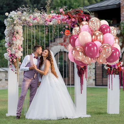 Pink Rose Gold Balloons - Image 7