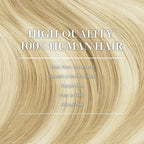 GOO GOO Clip in Hair Extensions Real Human Hair, Remy Human Hair Extensions Clip ins for Women, Natural Human Hair, 26inch 180g 7Pcs, #18D/22F Dirty Blonde Highlights