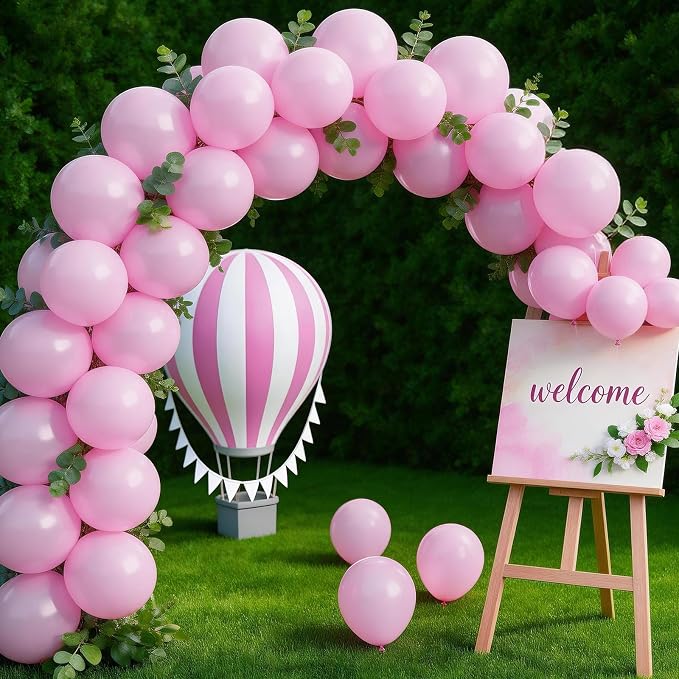 LOLStar Macaron Pink Balloons, 12 inch Latex | Birthday, Engagement, Baby Shower - Image 4