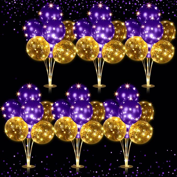 6 Set Balloons Centerpieces for Table by Junkin