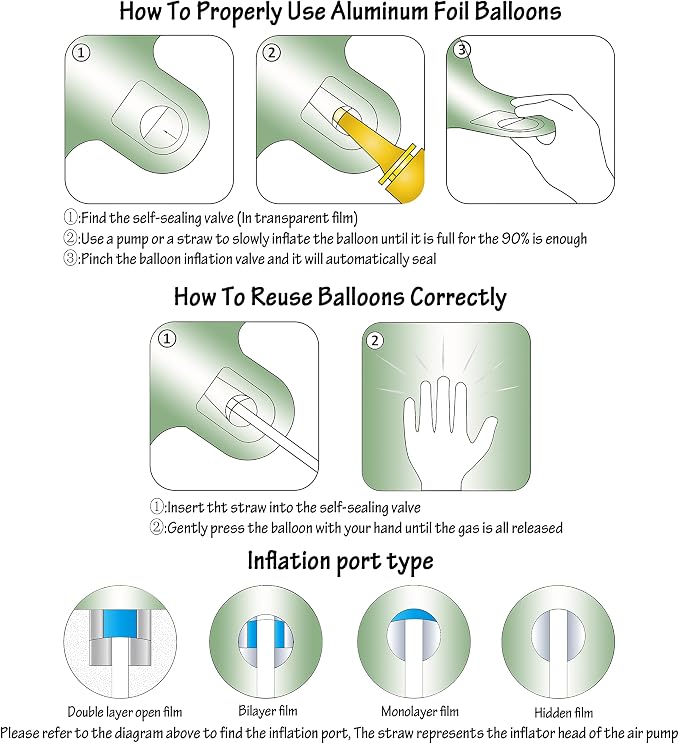 40" Olive green Number Balloon Helium Foil Mylar Balloon Birthday Digital 1 | - Image 3