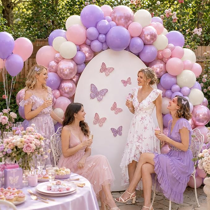 Pink and Purple Balloons, Party Balloons - Image 4