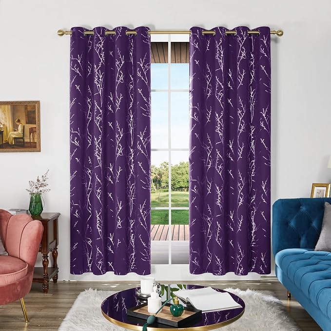 Deconovo Living Room Curtains 84 Inches Long, Thermal Insulated, Room Darkening by Unknown