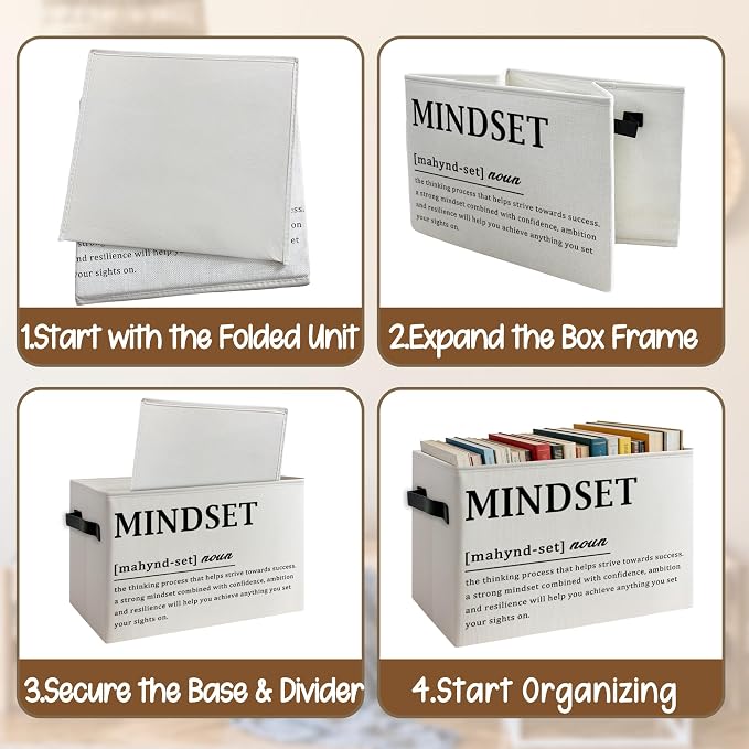 Inspirational Mindset Definition Storage Basket - Image 4