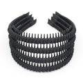 Black fashion headbands for women hair accessories short hair head bands non slip thin hair bands(4 color)