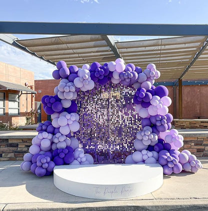 146Pcs Purple Balloons Garland Arch Kit - Image 3