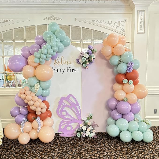 Pastel Balloons for Wildflower Baby Shower Birthday Decorations | 60Pcs 12Inch - Image 6
