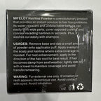 Root Touch Up Powder, Instantly Gray Hair Cover Up, Women Color Root Coverage Shadow Powder for Thinning Grey Hairline, Men Roots Concealer for Hair Loss Beard Line Eyebrow, Dark Gray