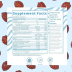 Baby Blues Postpartum Hair Loss Vitamins - Passion Fruit Gummies with Biotin, Collagen, & Folate