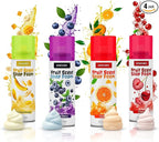 Bath Foam for Kids - 4-Pack Foam Soap for Kids - Soft, Fluffy, Scented Soap - Colorful to Build Fun Bath Art - Easy Spray Nozzles - Cherry, Mango, Blueberry, & Orange -3Oz cans