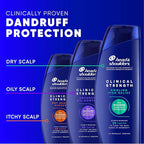Head & Shoulders Anti-Dandruff Shampoo, Clinical Strength Advanced Oil Control Twin Pack, 1% Selenium Sulfide, Seborrheic Dermatitis Relief, Oily Scalp, 13.5 fl oz Each