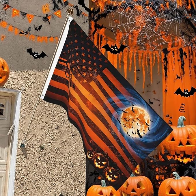 Custom Halloween Flag 3x5 Ft Outdoor, Personalize Print Your Own Text/Photo/Logo - Image 6