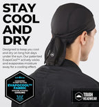 Cooling Helmet Liners - Do Rag Skull Caps for Men - Cooling Head Wraps, Hard Hat Liner - Motorcycle Pirate Bandana