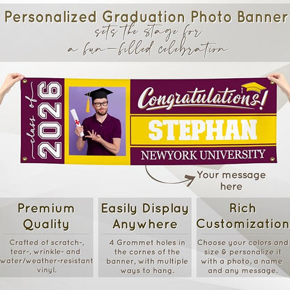 Graduation Banner 2026 Personalized - Image 4