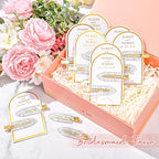 20PCS Bridesmaid Hair Clips No Bend Hair Clips Bridesmaid Hair Accessories Gifts Makeup Creaseless Glitter Hair Clip for Bride Women Girls(20Pcs/10Cards)