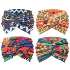 Extra Wide Headbands for Women Large Turban Headband Non Slip Boho Elastic Hairband Hair Twisted Knot Head Bands Accessories