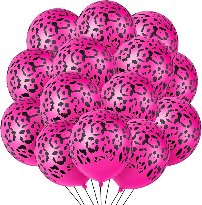 Gejoy 36 Pcs Cheetah Balloons Leopard Print Balloons 12 Inch Spots Latex by Unknown