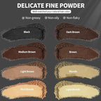 Hairline Powder 24H Stain-Proof, Root Touch Up Hair Color for Gray Coverage,Bald Spot Concealing Hair Shadow Powder for Women & Men,Natural-Looking (Blonde)