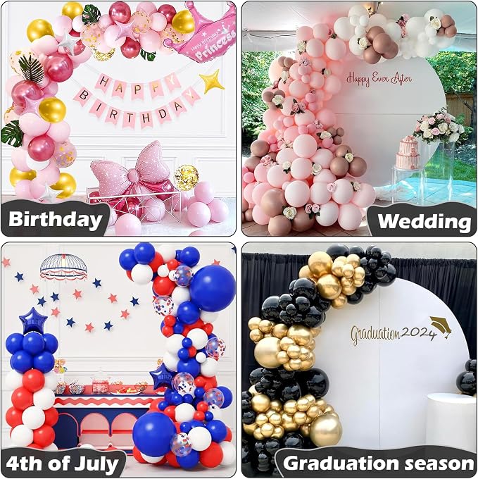 Half Balloon Arch Stand Kit for Floor fit Wedding, Birthday Party, Adjustable - Image 6