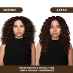 Naissant Glow Mocca Hair Toning Mask | Ultra High-Purity Pigments | Neutralizes Red&Orange Tones | For Brown&Mocha Hair | Hyaluronic Acid, Collagen &Biotin |Paraben, Ammonia &Sulfate Free | 10.1 Fl Oz