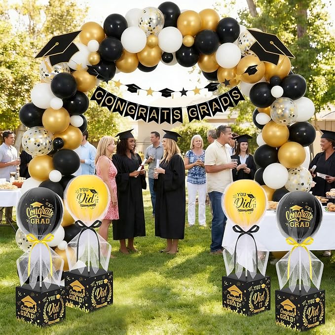 Seenelling 4 Sets Graduation Centerpieces - Image 3