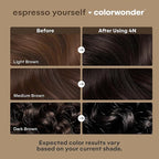 Madison Reed colorwonder Demi-Permanent Hair Color, Effortless At-Home Hair Dye, Ammonia-Free, Cruelty-Free, Espresso Yourself (4N Darkest Brown), Pack of 1