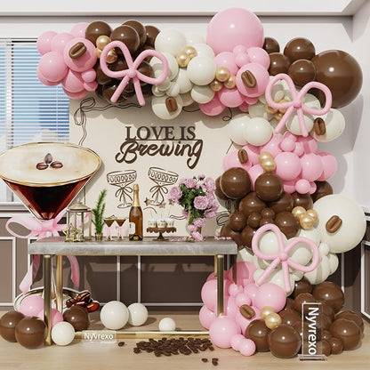Espresso Martini Birthday Party Decorations, Love Is Brewing Girls Women Trendy by Nyvrexo