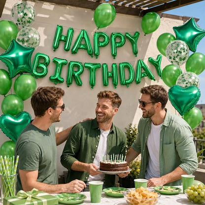 Green Birthday Decorations - Image 5