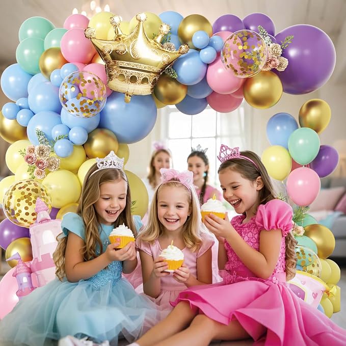 102pcs Princess Balloon Garland Arch Kit - Image 4