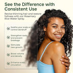 IQNATURAL Rosemary Water Spray for Hair Growth - Made in the USA - Rosemary Spray for Hair, Root Enhancer - Strengthen, Moisturize, Thicken, Repair - Rosemary Hair Spray - 4oz