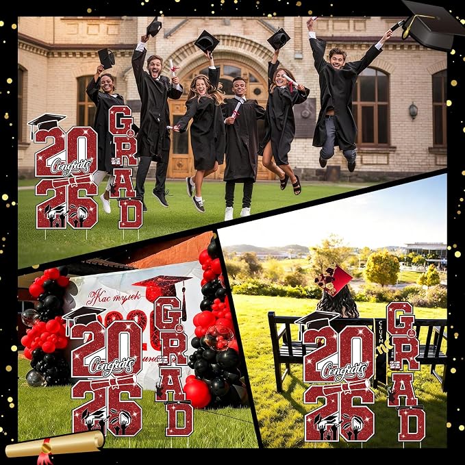 Graduation Yard Sign Class of 2026 Decorations - Image 7
