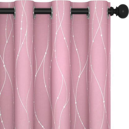 Deconovo Living Room Curtains 54 Inches Long, Thermal Insulated, Room Darkening by Unknown