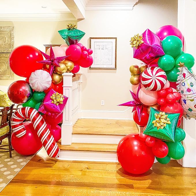 Voircoloria 90pcs Red Balloons Garland Arch Kit, 18 12 10 5 Inch | - Image 7