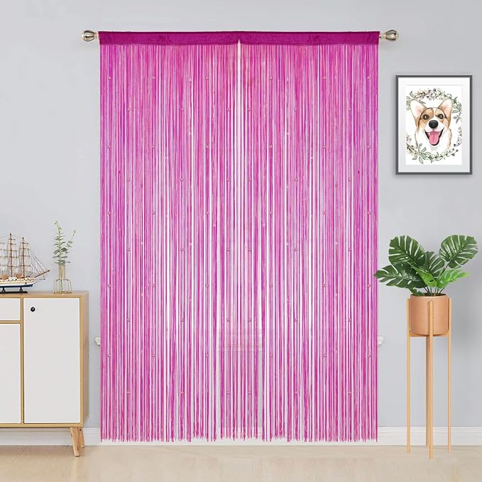 YIIBAII Beaded Curtain Beaded Curtains - Image 3