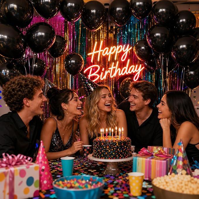 Black Latex Balloons - Image 5