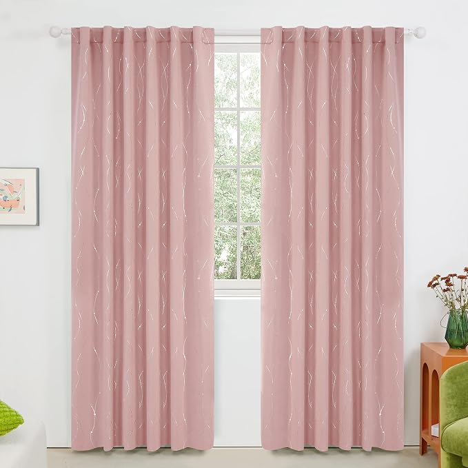 Deconovo Blackout Back Tab Curtains - Image 2
