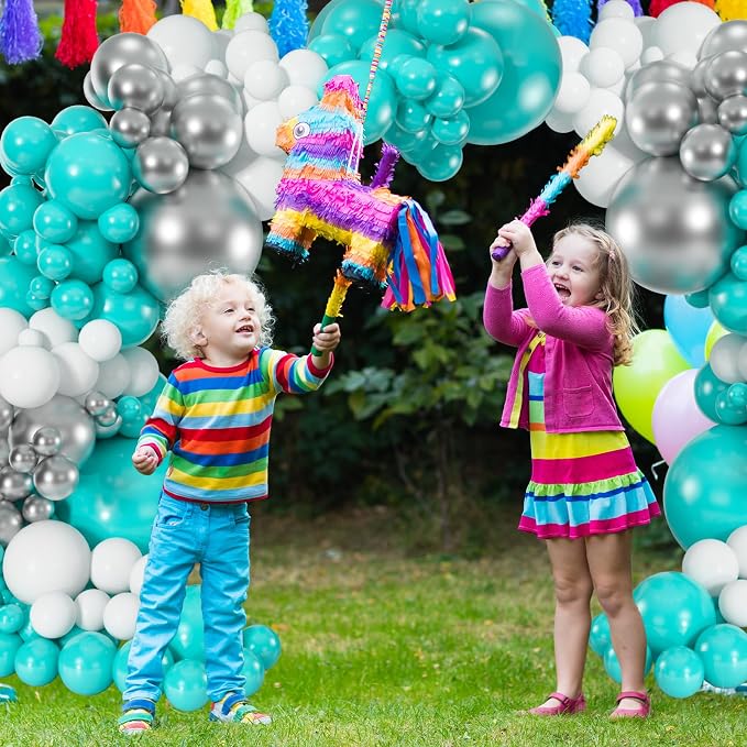 104pcs Teal Balloon Garland Arch Kit Different Sizes 18/12/10/5 Inch | - Image 4