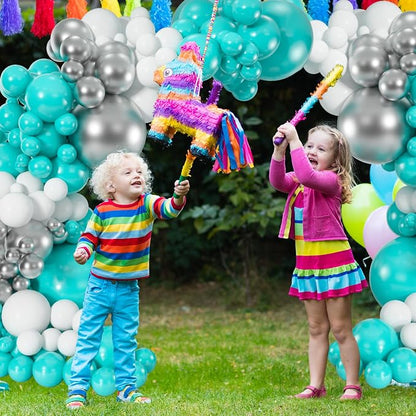 104pcs Teal Balloon Garland Arch Kit Different Sizes 18/12/10/5 Inch | - Image 4