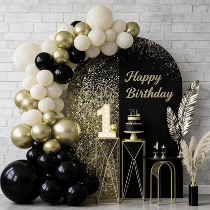 Black White and Gold Balloons - Image 5