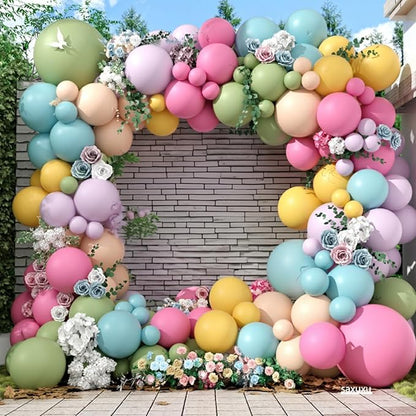 Flower Balloon Arch Kit by Saxuxu